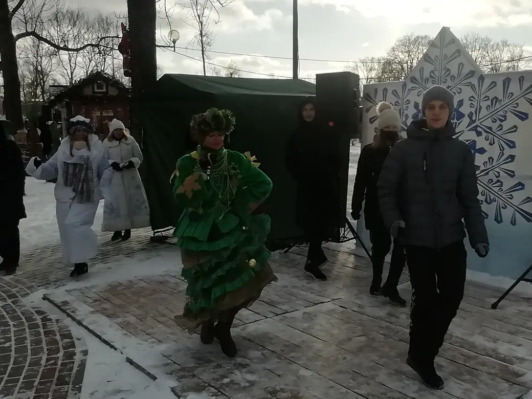 Общегородской праздник «Волшебство в новогоднем парке», Могилев. 25.12.2021