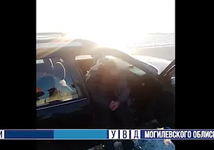 44-летнего водителя из Могилева пришлось останавливать с помощью табельного оружия