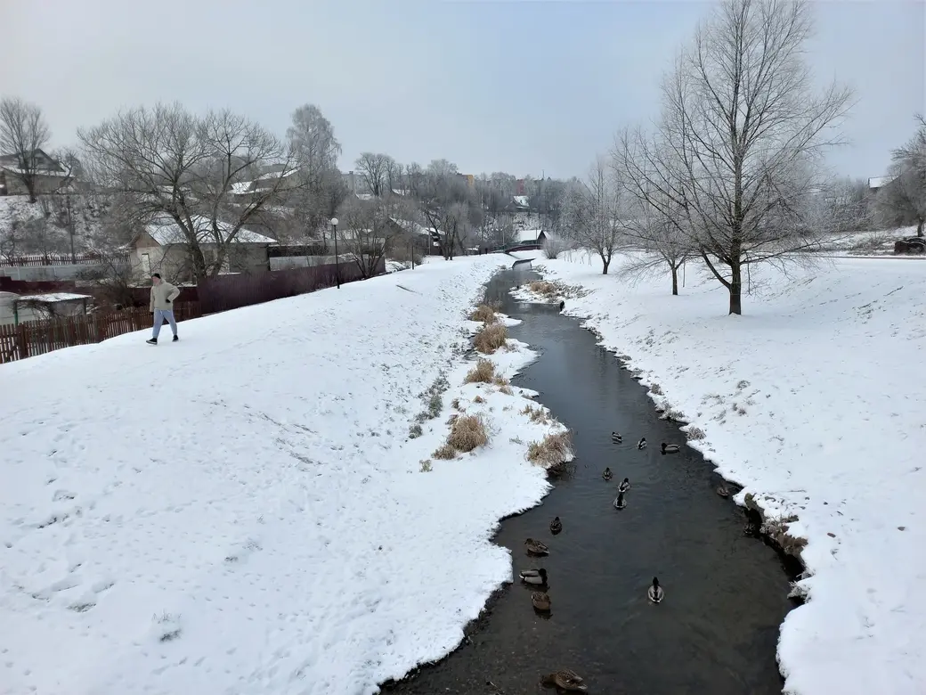 28.12.2021 г. Дубровенка. Не замечая течения, не ощущая усталости...