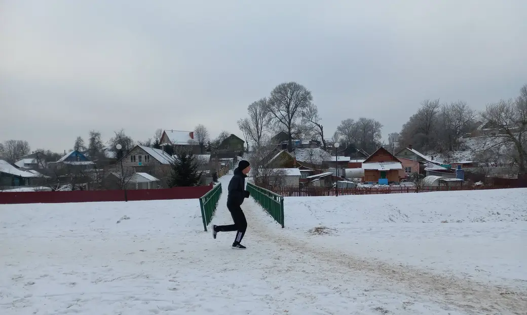 28.12.2021 г. Дубровенка. Сам себе чемпион. А почему бы и нет?