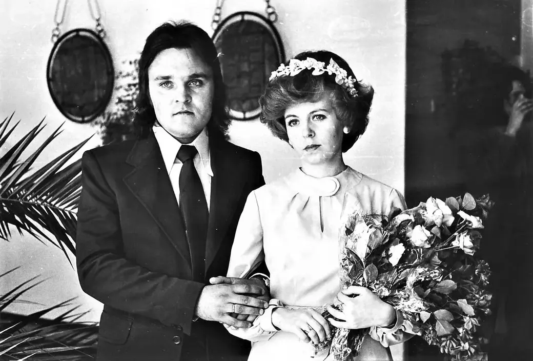 Сергей и Елена Борисовы. Могилев, 1977