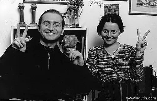 Леонид Агутин со своей супругой Аджеликой Варум