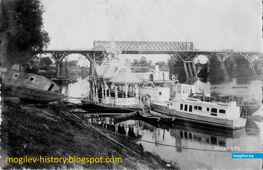 Набережная Днепра. Могилев, 1918 год. Фото из коллекции Олега Давида Лисовского