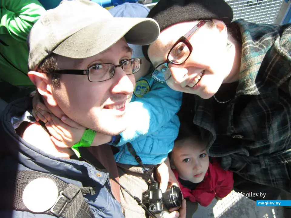 Давид Олег Лисовский с женой. Фото из личного архива автора