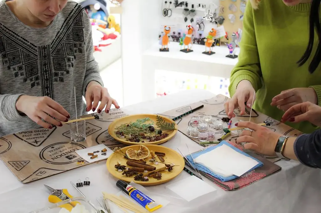 15.01.2022 Могилев. Мастер-класс по изготовлению свечей.