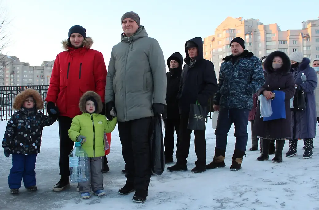 18.01.2022 год. Праздник Крещения в Могилеве.