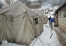 Мобильные пункты обогрева развернет Красный Крест в местах крещенских купаний в Могилевской области