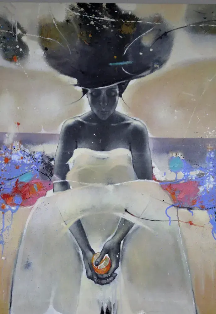 20.01.2022 год. Могилев. Музей Бялыницкого-Бирули. Выставочная работа Оксаны Евдокименко.