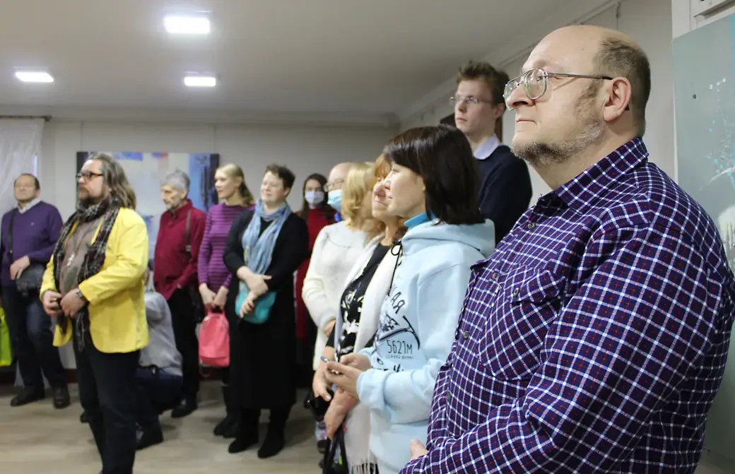 20.01.2022 год. На открытии выставки.