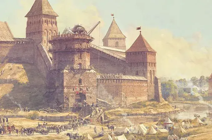 Крэўскі замак. 15 стагоддзе
