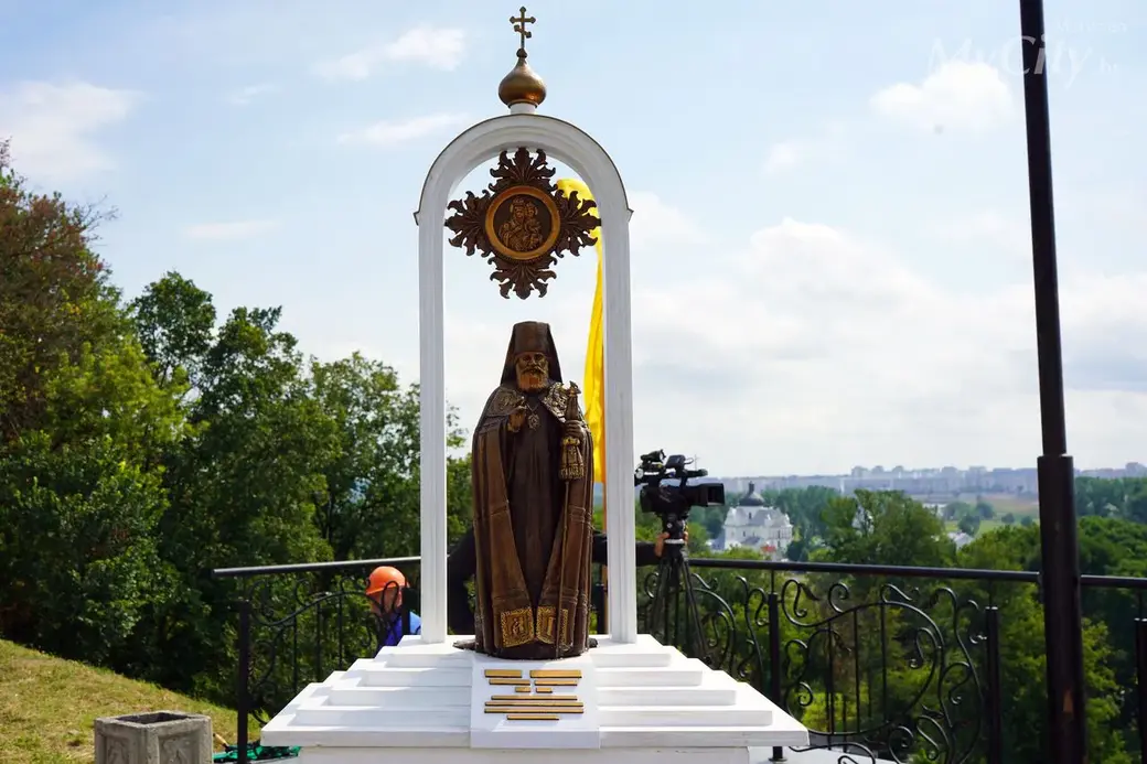 Макет памятника Георгию Конисскому в Могилеве. Будет установлен до 6 августа 2022 г. Фото: enadm-mogilev.gov.by