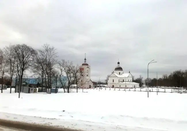 Свято-Покровская церковь достраивается в Подникольском парке Могилева. Наш репортаж