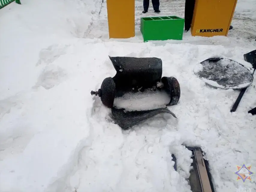 В Могилеве водитель отогнал загоревшийся грузовик от АЗС. Никто не пострадал. 27.01.2022