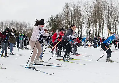 Городской спортивный праздник «Могилевская лыжня» пройдет в Печерском лесопарке 31 января