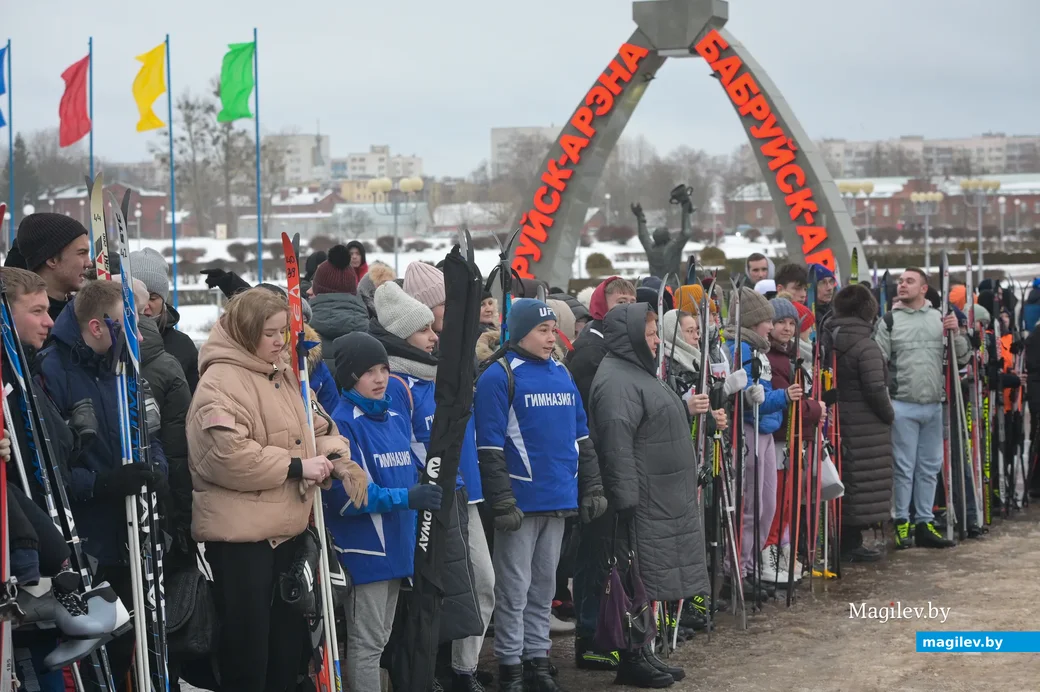 29.01.2022. Бобруйск. Городской зимний спортивный праздник «Бобруйская лыжня - 2022»