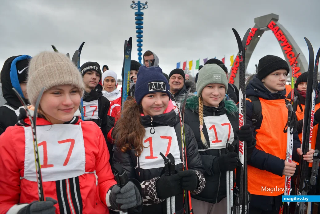 29.01.2022. Бобруйск. Городской зимний спортивный праздник «Бобруйская лыжня - 2022»
