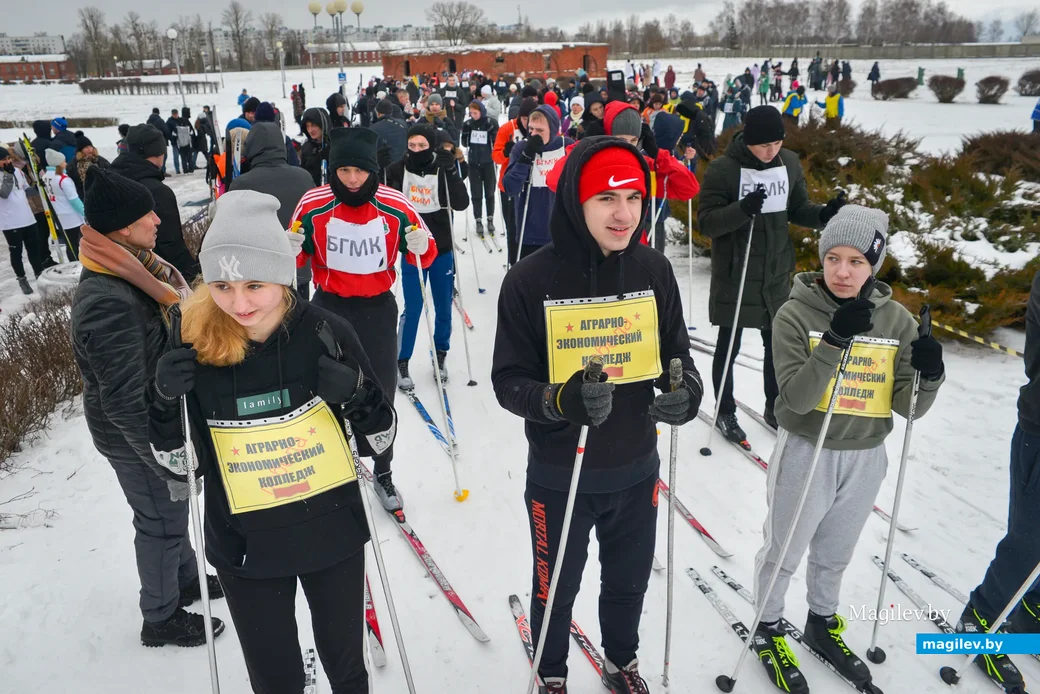 29.01.2022. Бобруйск. Городской зимний спортивный праздник «Бобруйская лыжня - 2022»