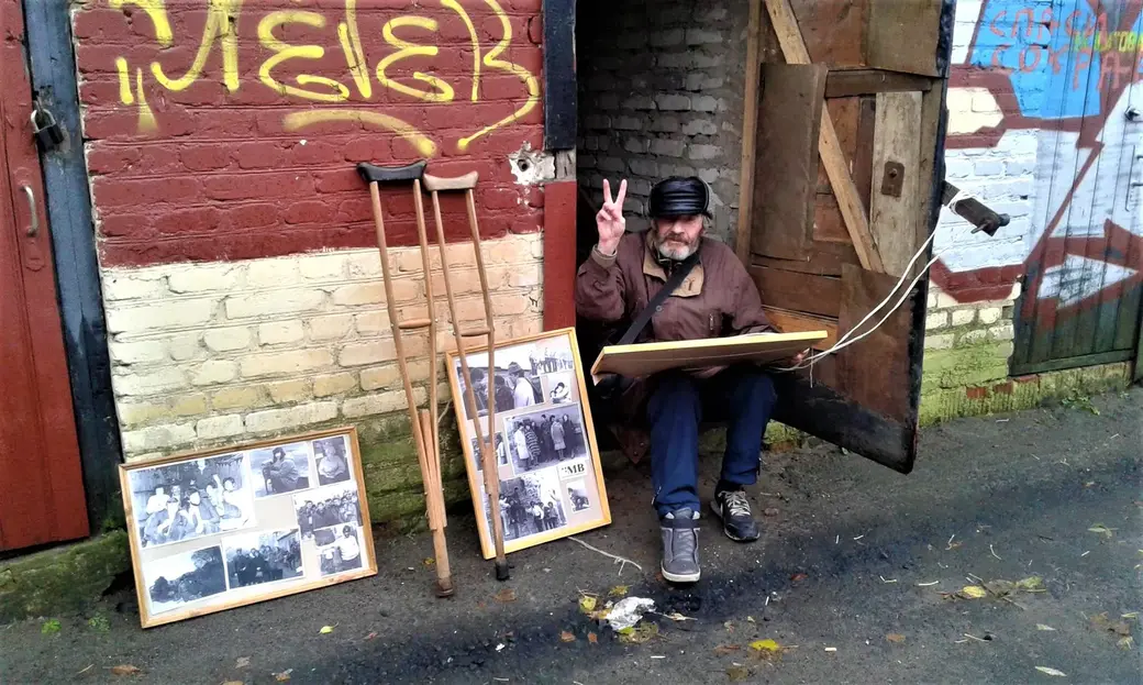 Володя постепенно восстанавливается. Могилев, весна 2018 года