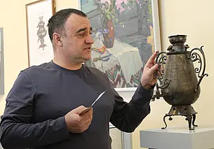 Щедрый, круглый, золотой: выставка тульских самоваров открылась в Могилеве