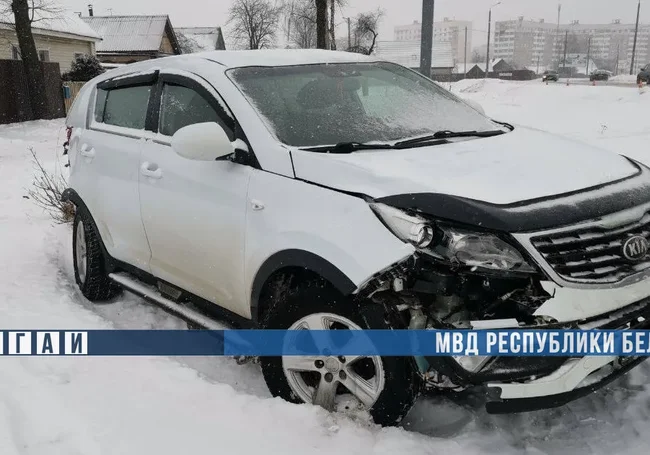 Сложные погодные условия стали причиной ДТП в Могилеве