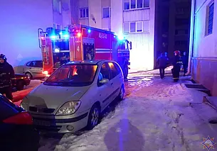 Женщина-пенсионерка едва не погибла на пожаре в Могилеве