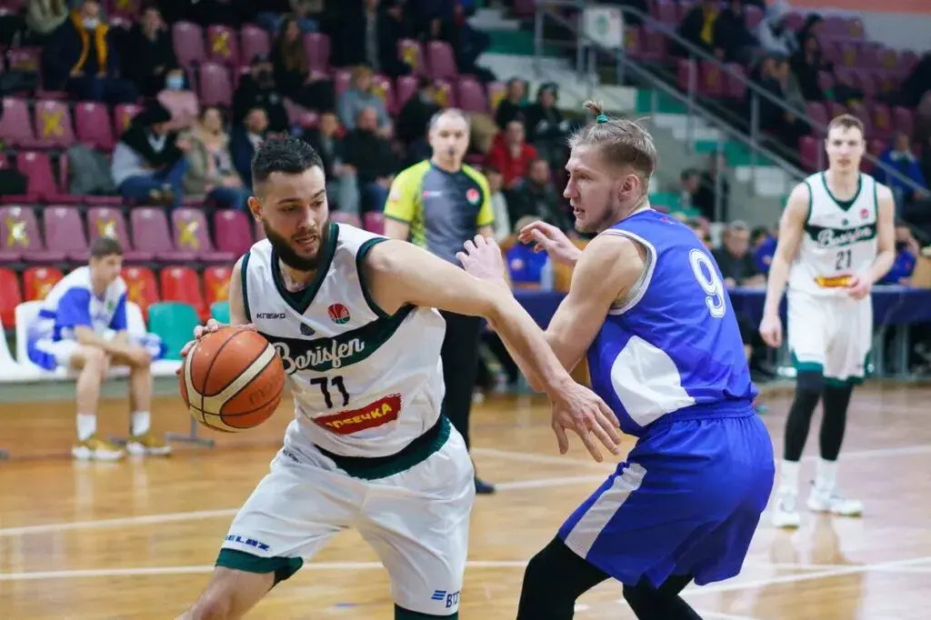 Борисфен - БГУИР. 05.02.2022. Счет 73 - 61. Фото: Александр Гребенев