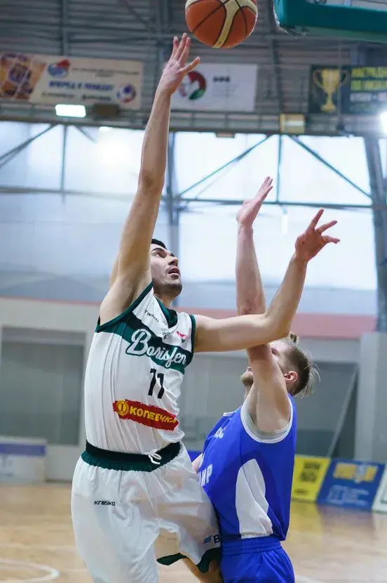 Борисфен - БГУИР. 05.02.2022. Счет 73 - 61. Фото: Александр Гребенев