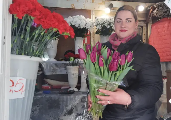 Весна идет: первые тюльпаны появились в продаже в Могилеве