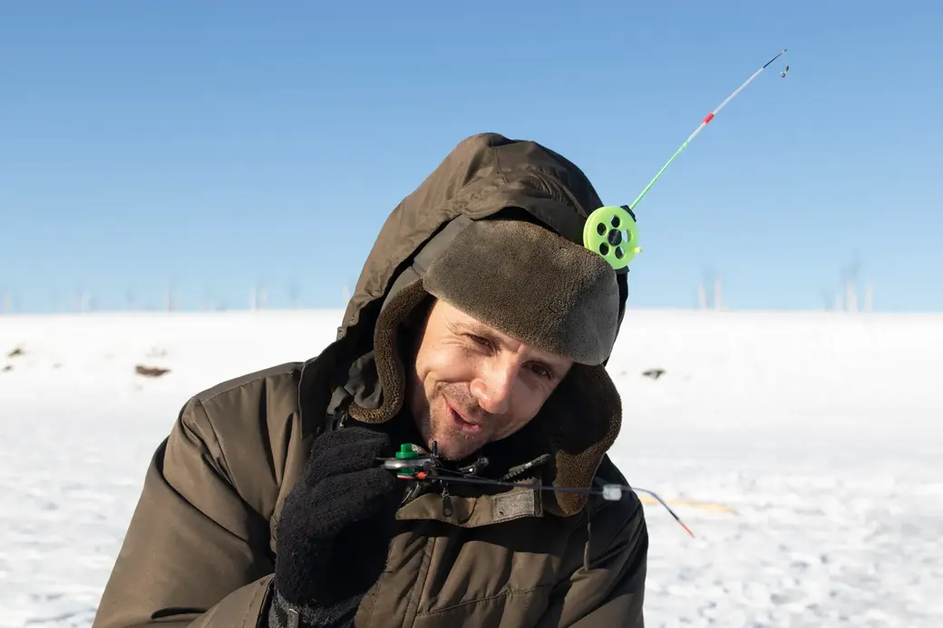 12.02.2022 г. Могилев, Фатинский залив. На такую улыбку любая рыбка клюнет