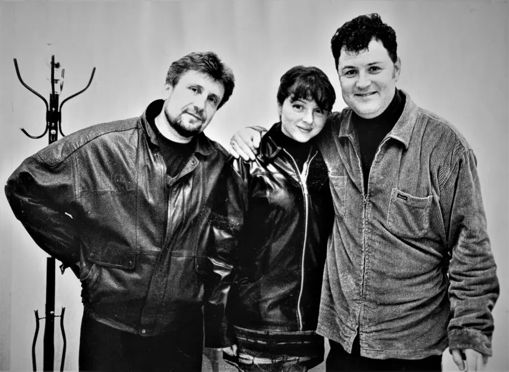 2002 г. Могилев. С Максимом и Анной мы быстро нашли общий язык