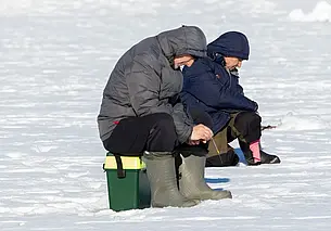 Февральский день на Фатинском заливе в Могилеве. Каким увидел его наш фотокорреспондент?