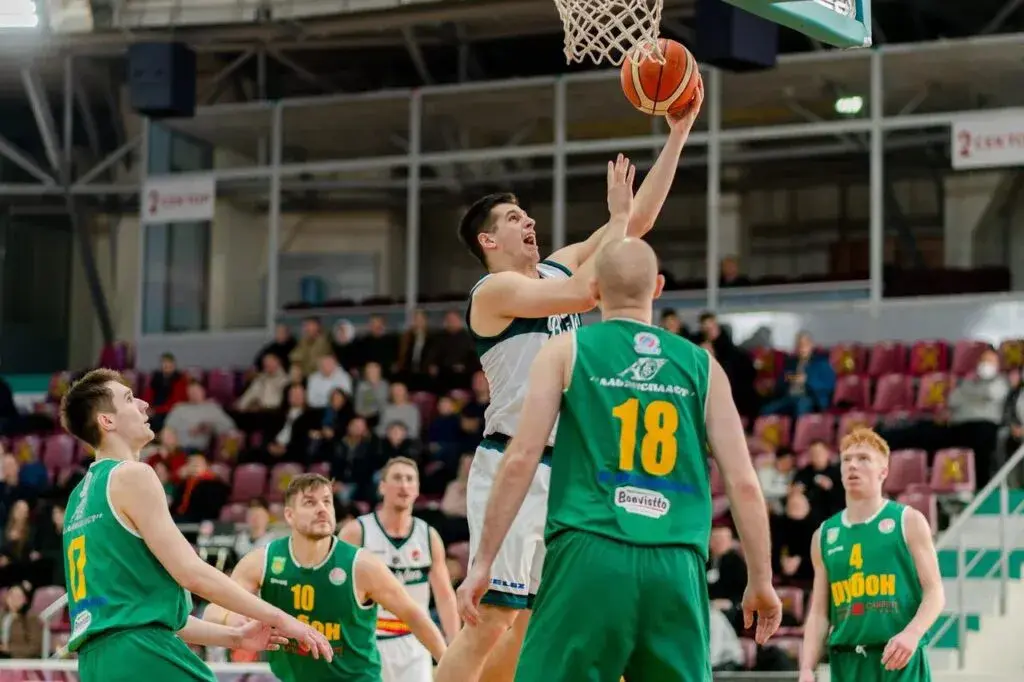 Чемпионат Беларуси по баскетболу. 12.02.2022. Борисфен - Рубон - 93:71. Могилев