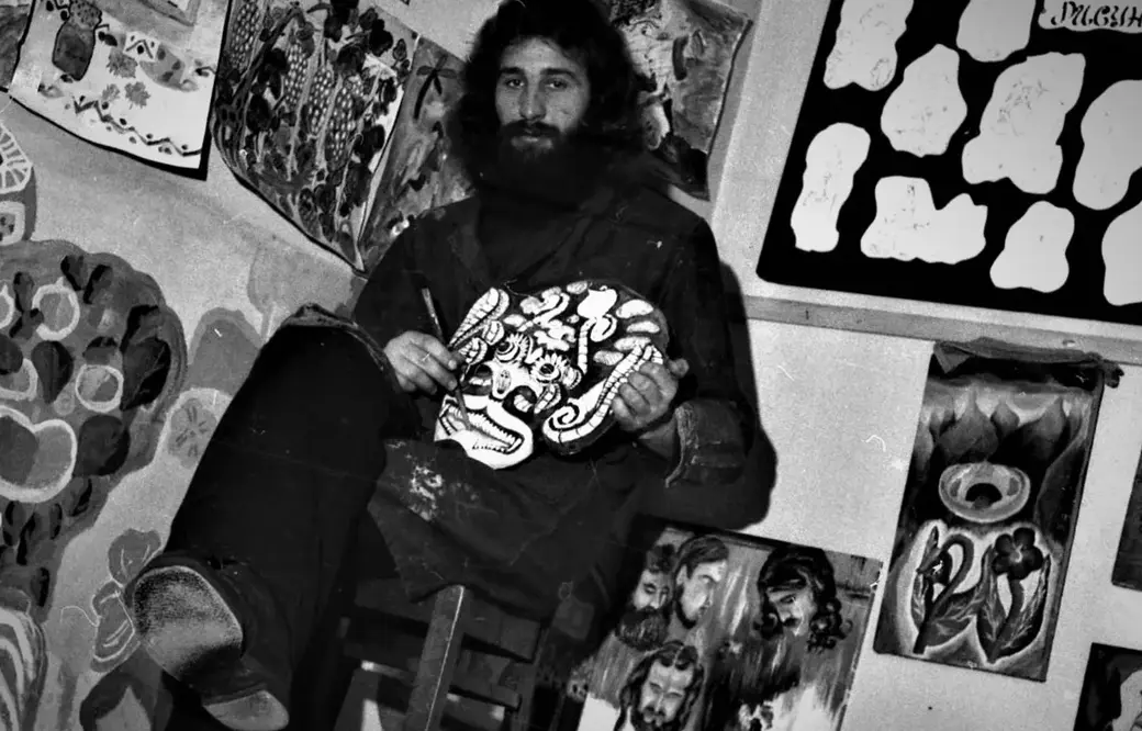 Миня за работой. Могилев, начало 1980-х