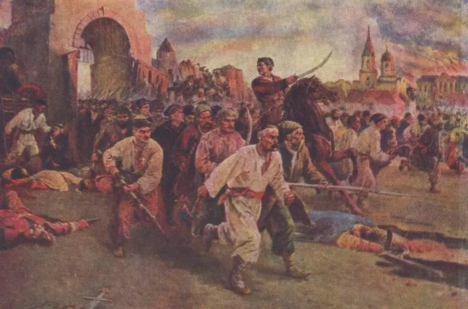 Восстание гайдамаков. Начало 17 века. Иллюстрация: znaj.ua