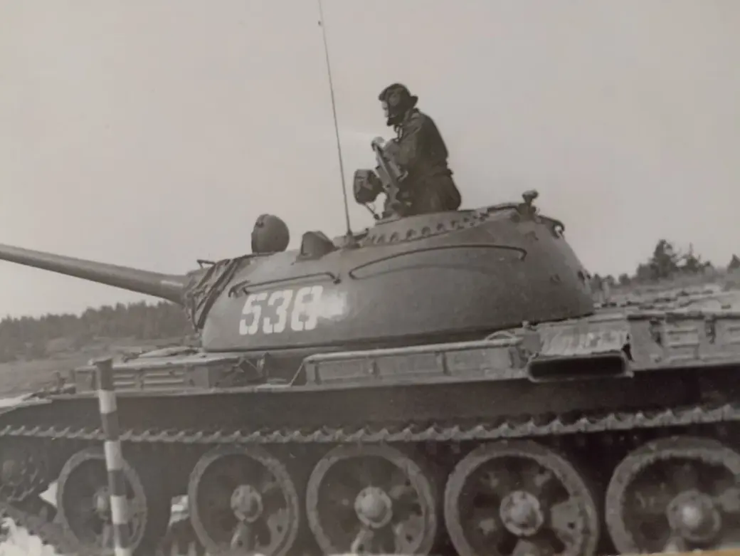 Даже на танке Олег Тарасевич ездил лучше, чем на лыжах...