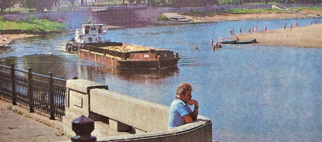 Однажды в Могилеве  Проплыть под баржей и…вернуться