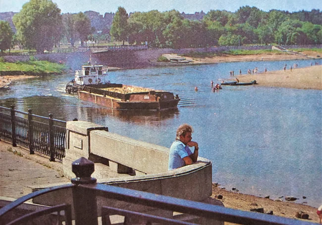 Однажды в Могилеве  Проплыть под баржей и… вернуться