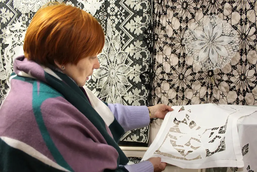 22.02.2022 год. Могилев. Музей этнографии. Заведующая музеем этнографии Светлана Рыбакова.