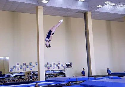 Могилевские спортсмены успешно выступили на первенстве Беларуси по прыжкам на батуте