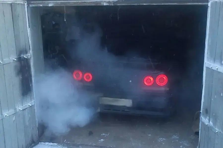 В гараже на Симонова едва не задохнулся пенсионер. Могилев, 23.02.2022. Фото носит иллюстративный характер