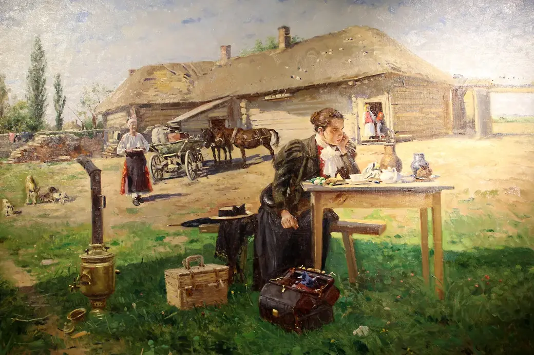 1.03.2022 год. Могилев. Музей Бялыницкого-Бирули. Выставка работ братьев Маковских.