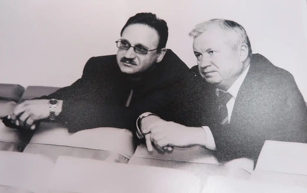 Владимир Андреенко с Анатолием Глазом