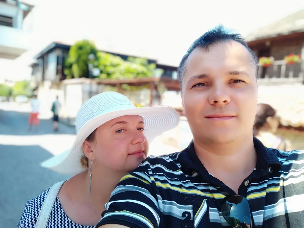 Раньше, когда была такая возможность, Гончаровы много путешествовали: это селфи сделано в