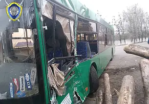 ДТП с автобусом в Осиповичах: пострадали 10 пассажиров