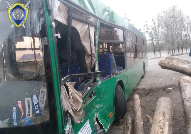 ДТП с автобусом в Осиповичах: пострадали 10 пассажиров