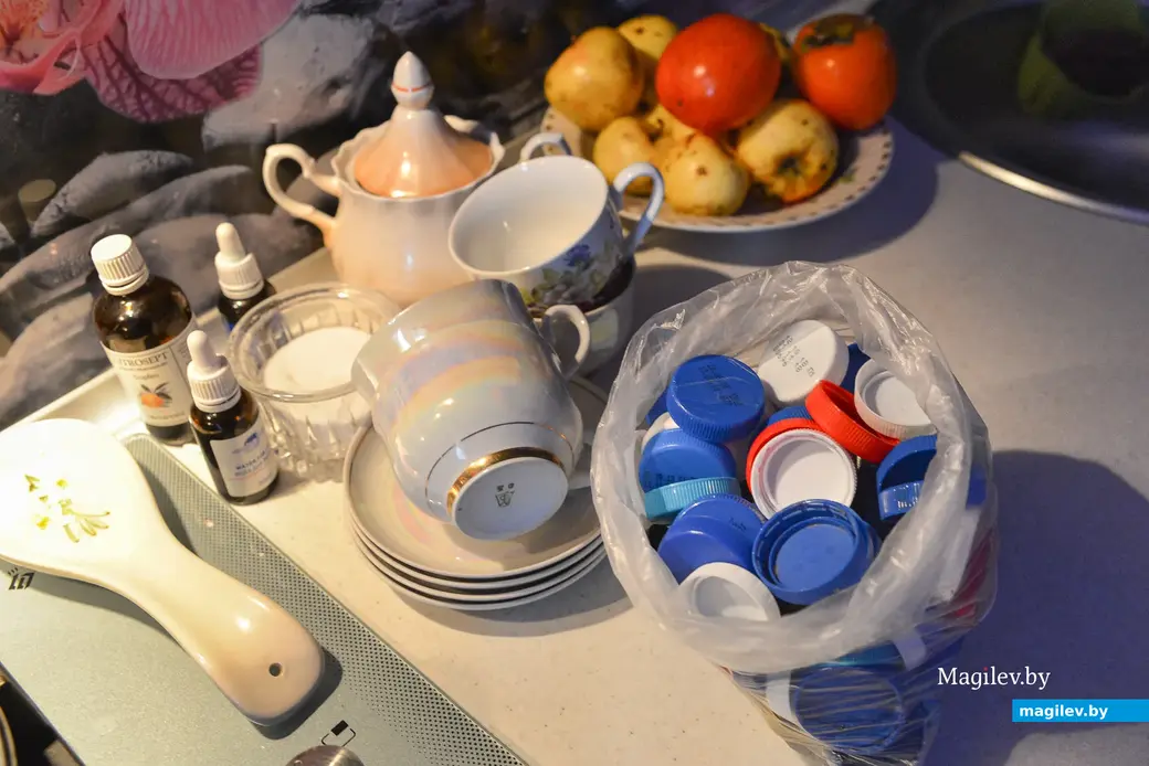 04.12.2018. Пластиковые крышки для благотворительной акции.