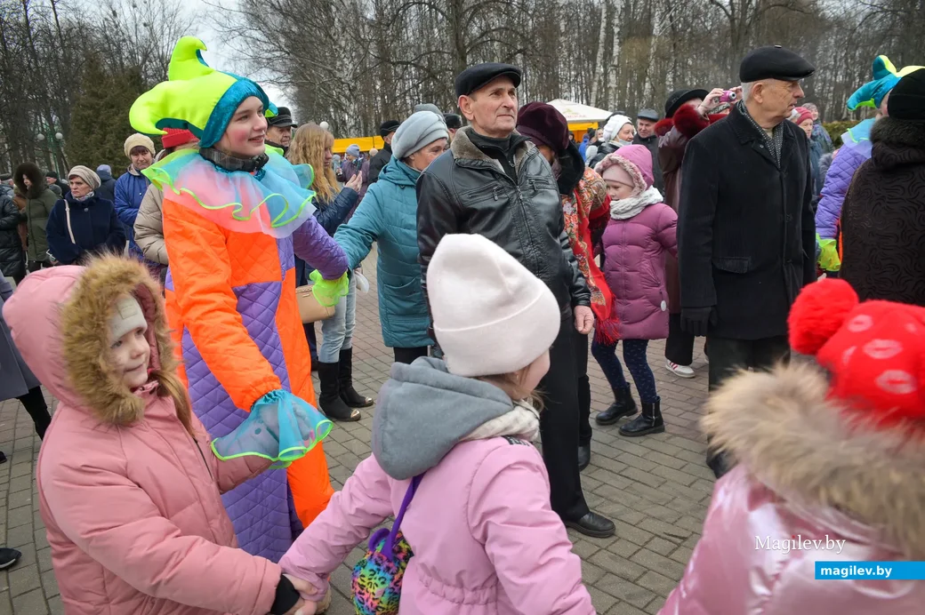 06.03.2022. Бобруйск. Театрализованный праздник «Масленица» в городском парке культуры и отдыха