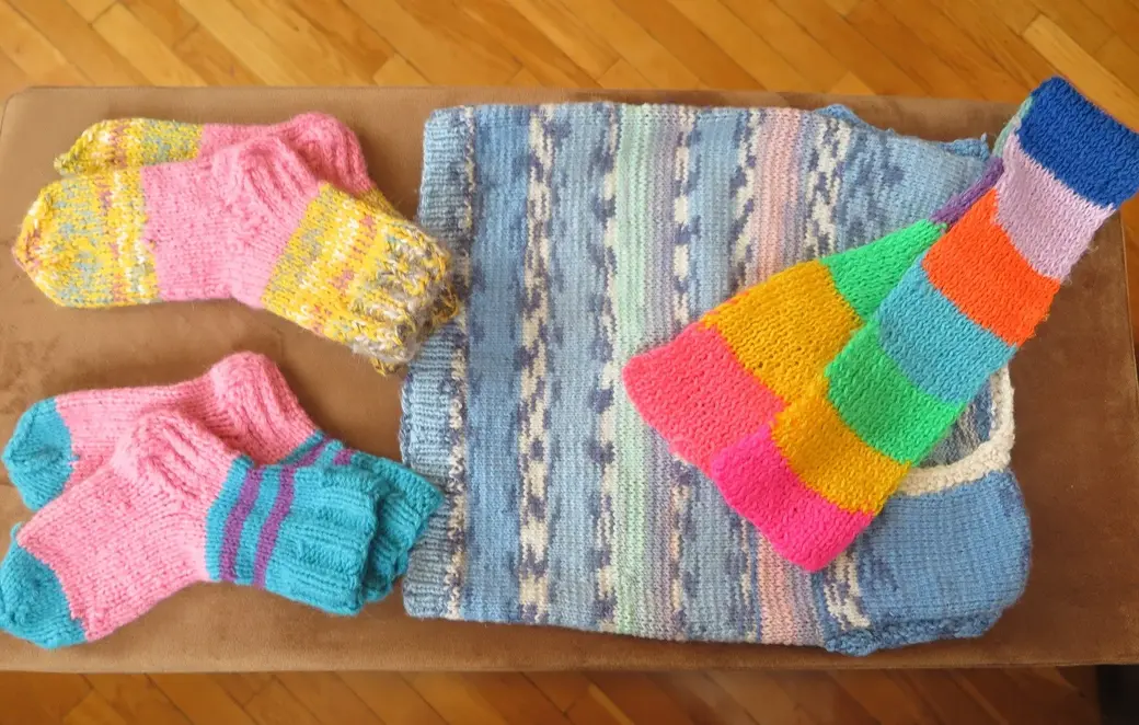 8.03.2022г. Могилев. Такие носочки, жилетки и шарфы не найти ни в одном магазине!