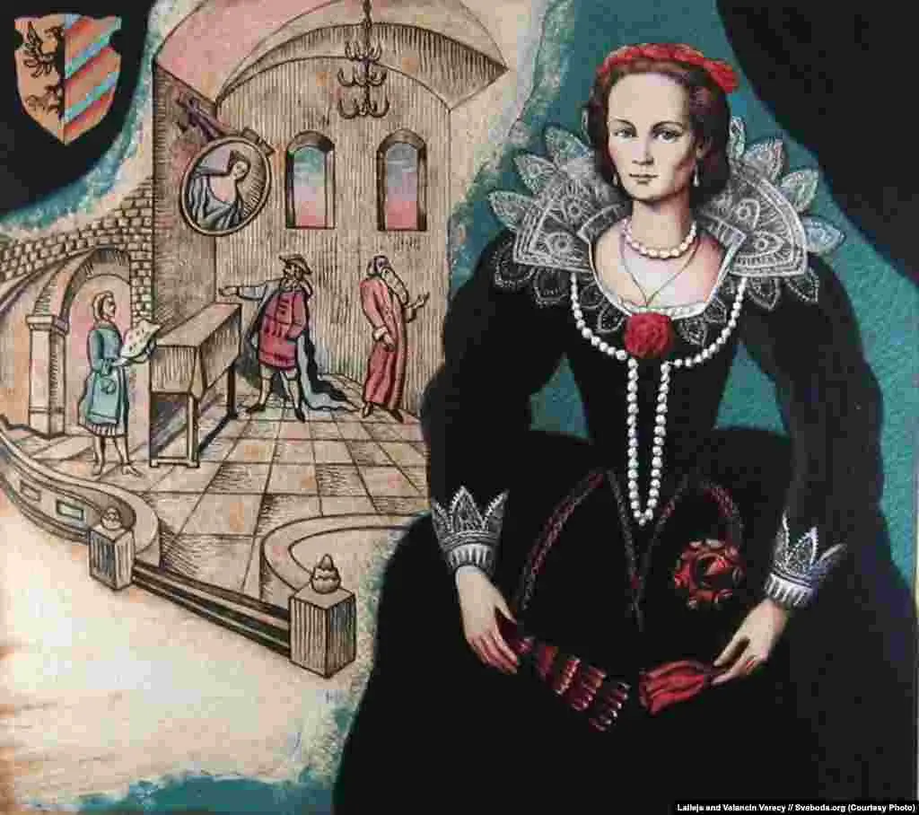 Францішка Уршуля Радзівіл, княгіня. Сучасная выява. Крыніца: twitter.com