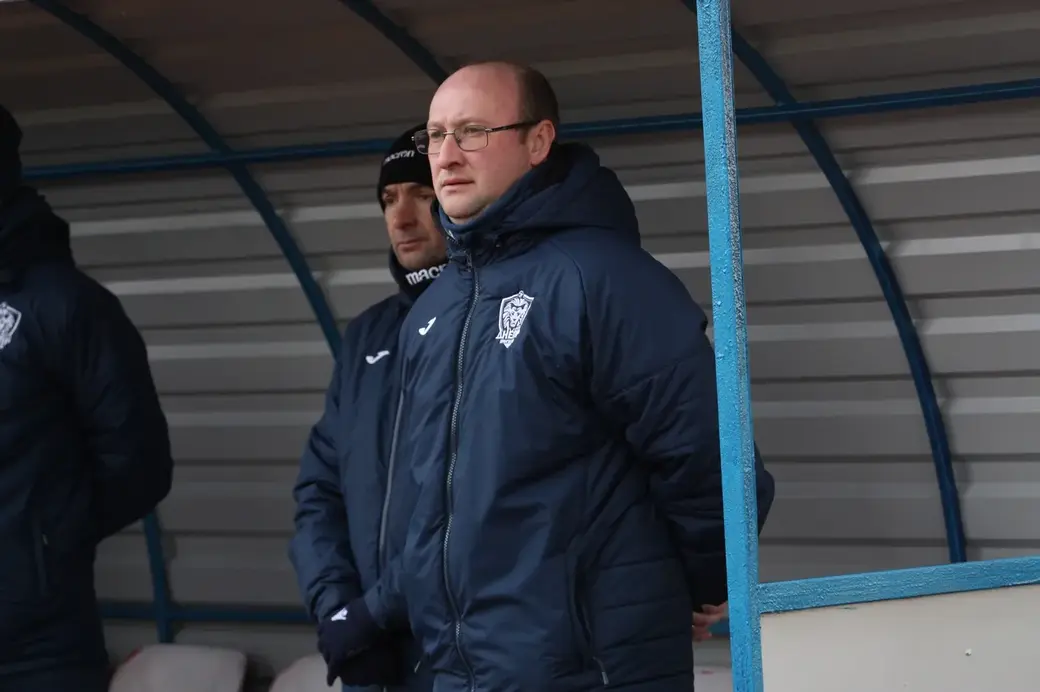 Главный тренер Днепра Евгений Молчан. Могилев. Фото: пресс-служба футбольного клуба